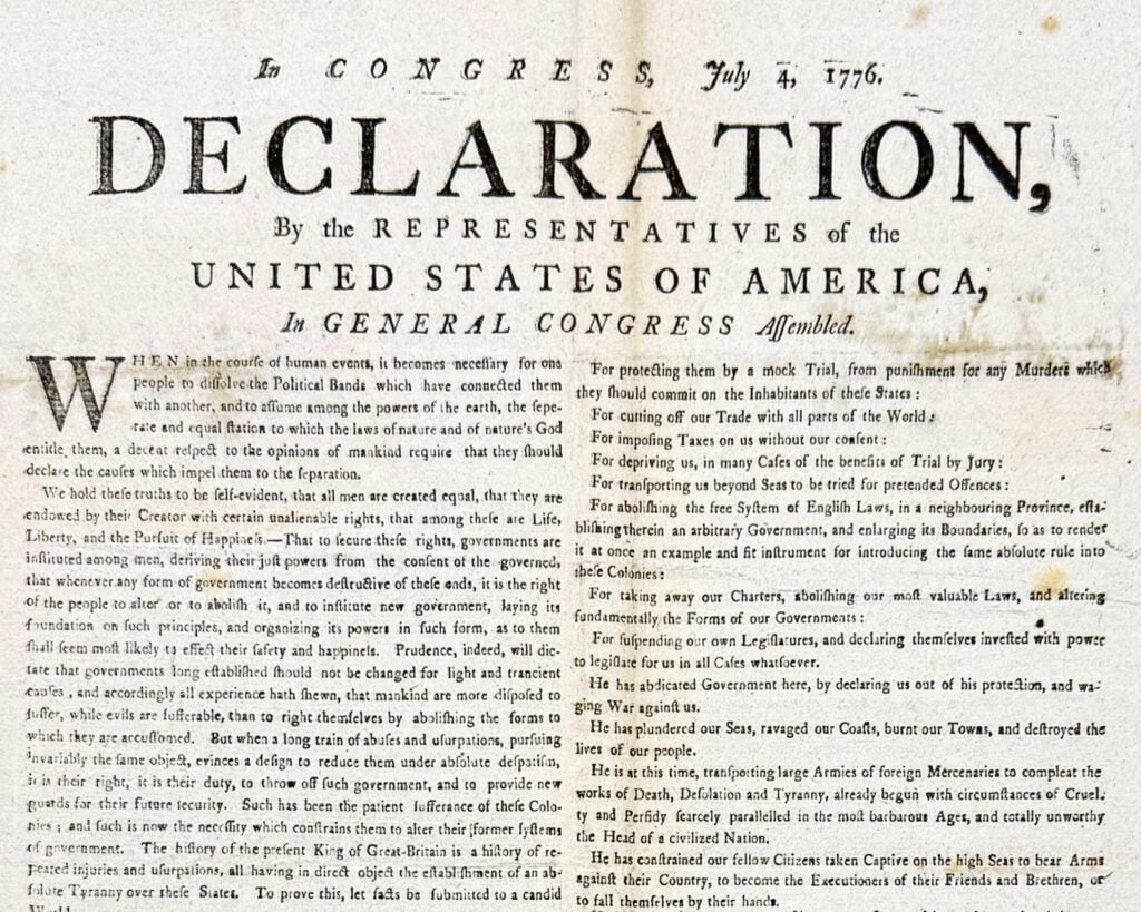 Rare Declaration Of Independence Copy Found By Volunteer In UK Archives