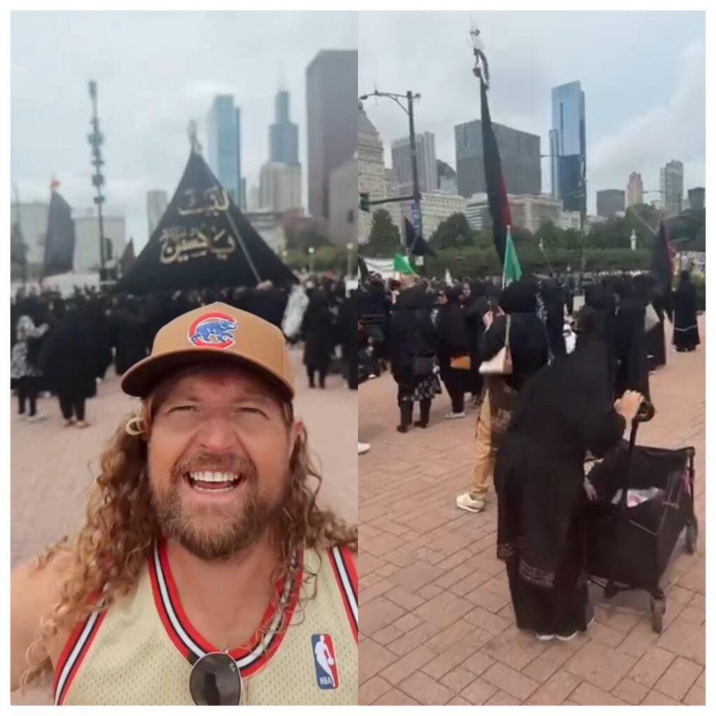 Jesus March and Muslim Arbaeen Procession Overlap on Chicago Streets