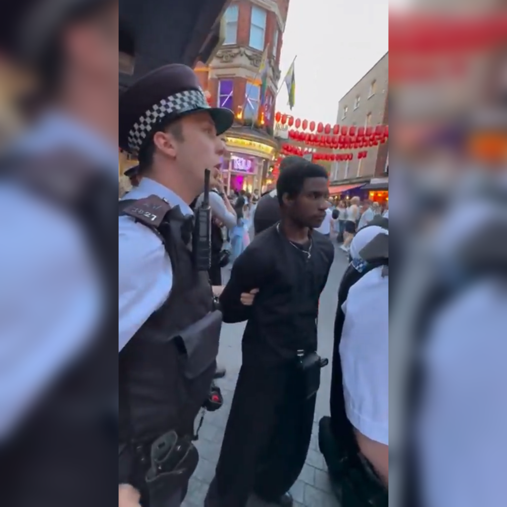 Christian preacher Jesse Ngoma detained by Met Police during London street sermon